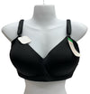 Warner's RN2231A No Side Effects Wirefree Lift Bra Large Black Back-Smoothing