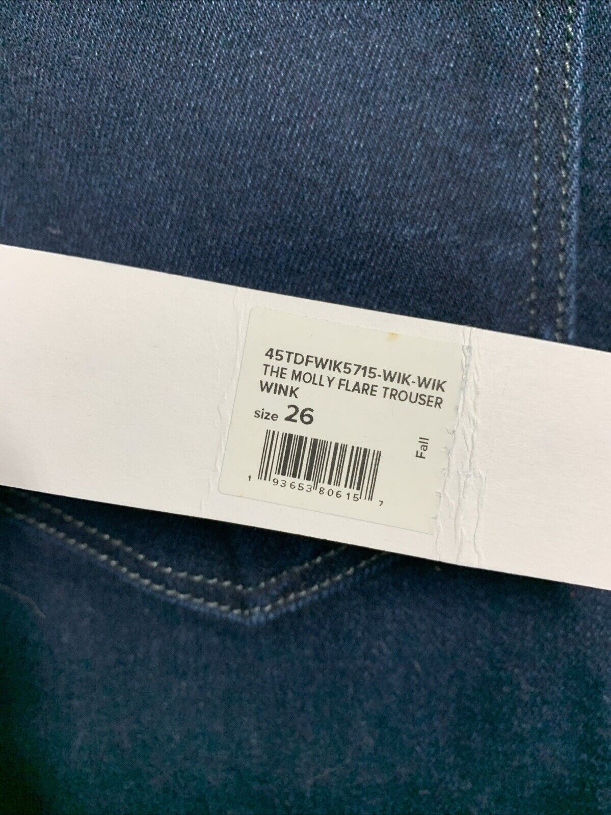Joe's Women's The Molly High Rise Flare Jean Size 26 Long Pants Fitted Blue