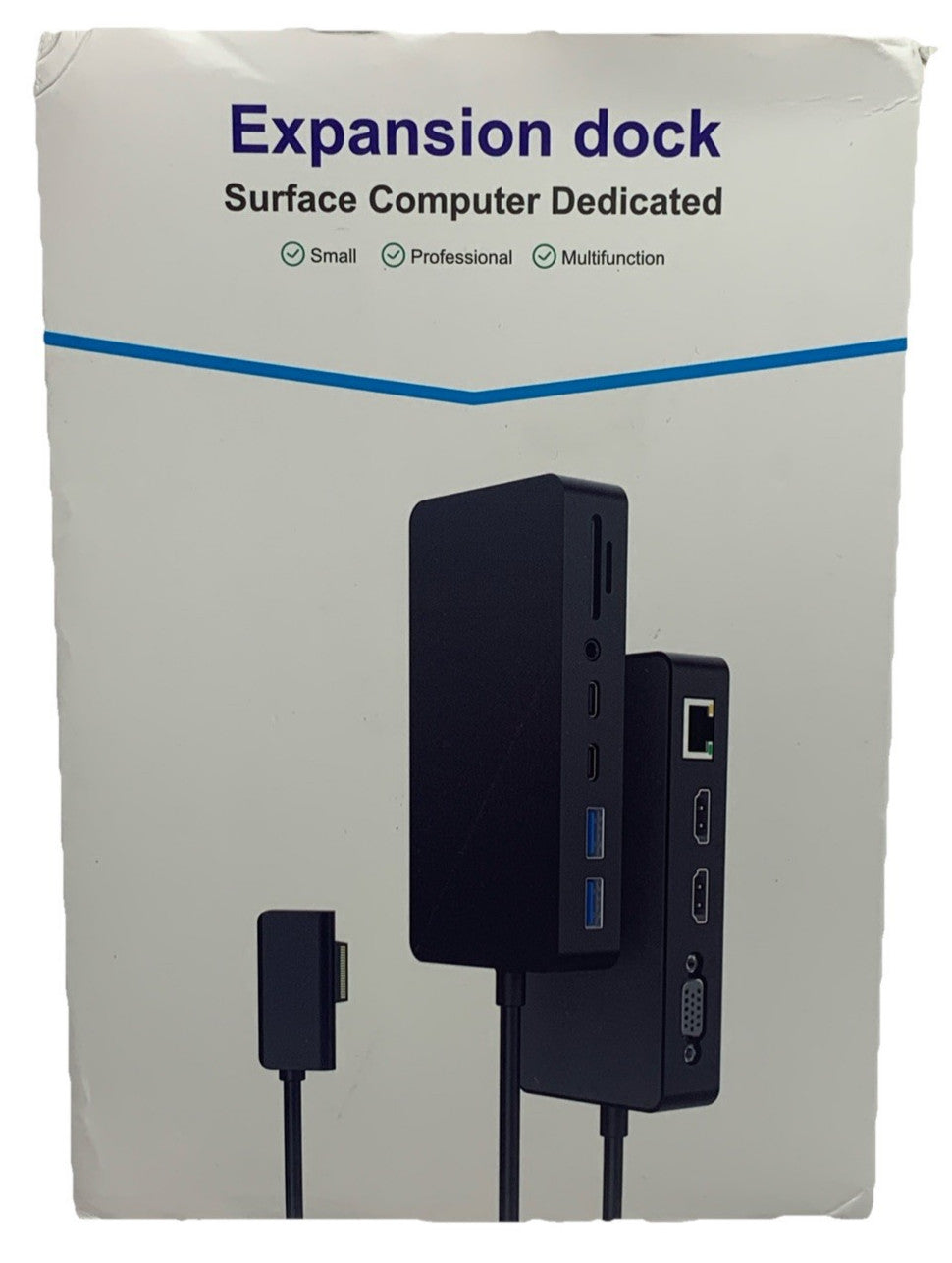 Surface Laptop Expansion Dock Dedicated HDMI USB-C Magnetic Charging Small 4k