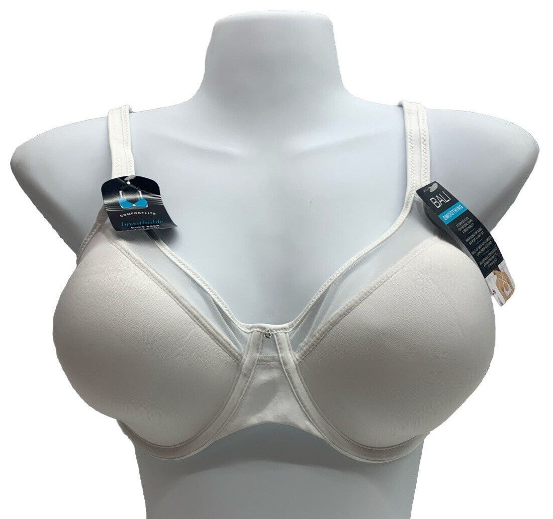 Bali Women's One Smooth U Ultra Light Illusion Neckline Underwire Bra 3439 36DD