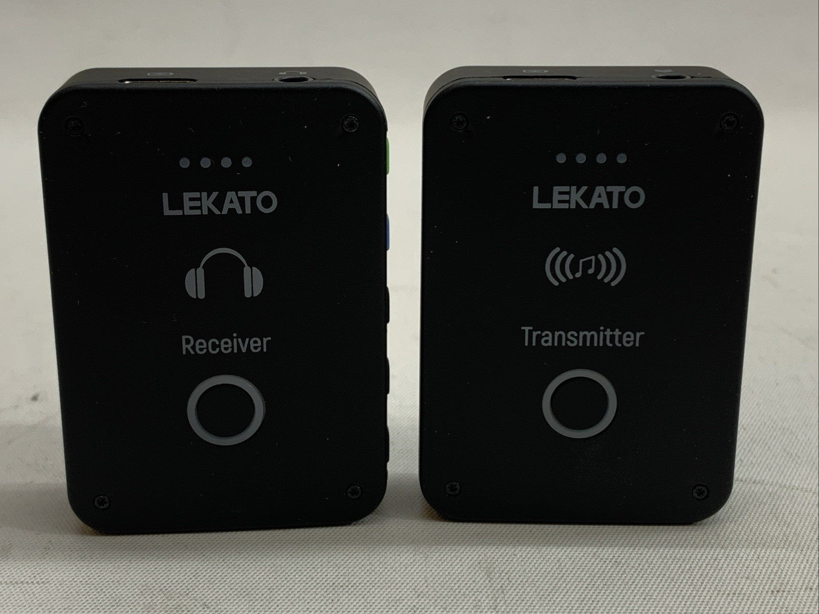 LEKATO Wireless in Ear Monitor System MS-2, Upgraded 2.4G Stereo IEM Black