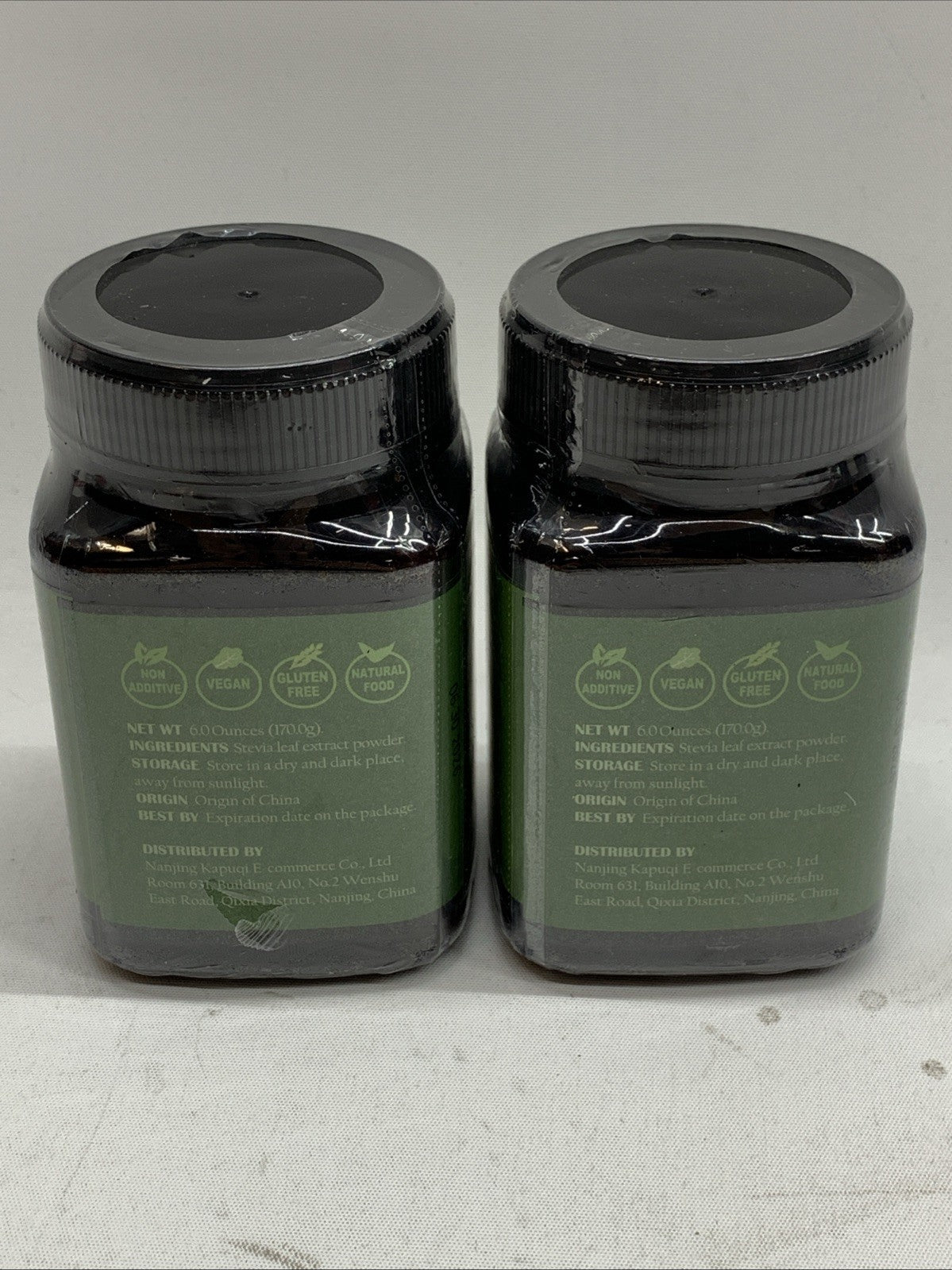 Kappochi Stevia Extract Powder 6 oz Non GMO Sugar Substitute 0 Calories - 2 Pack