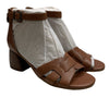 Gentle Souls by Kenneth Cole MYLA Heeled Sandal Brown GS24MYL02 Strappy Size 9.5
