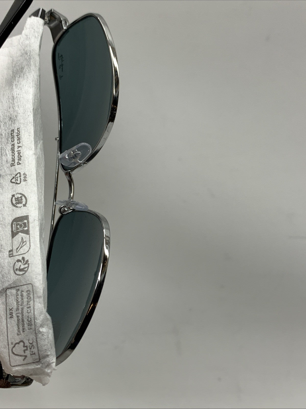 Ray-Ban Sunglasses 0RB3751CH Polish Gunmetal Polar Light Blue 145/61 004/3R E645
