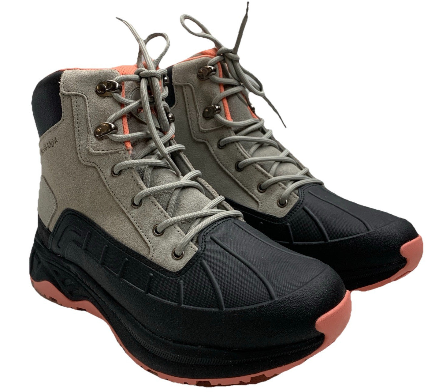 Women's Waterproof Hiking Boots Lightweight Outdoor Size  11 Grey/Black Lace-up