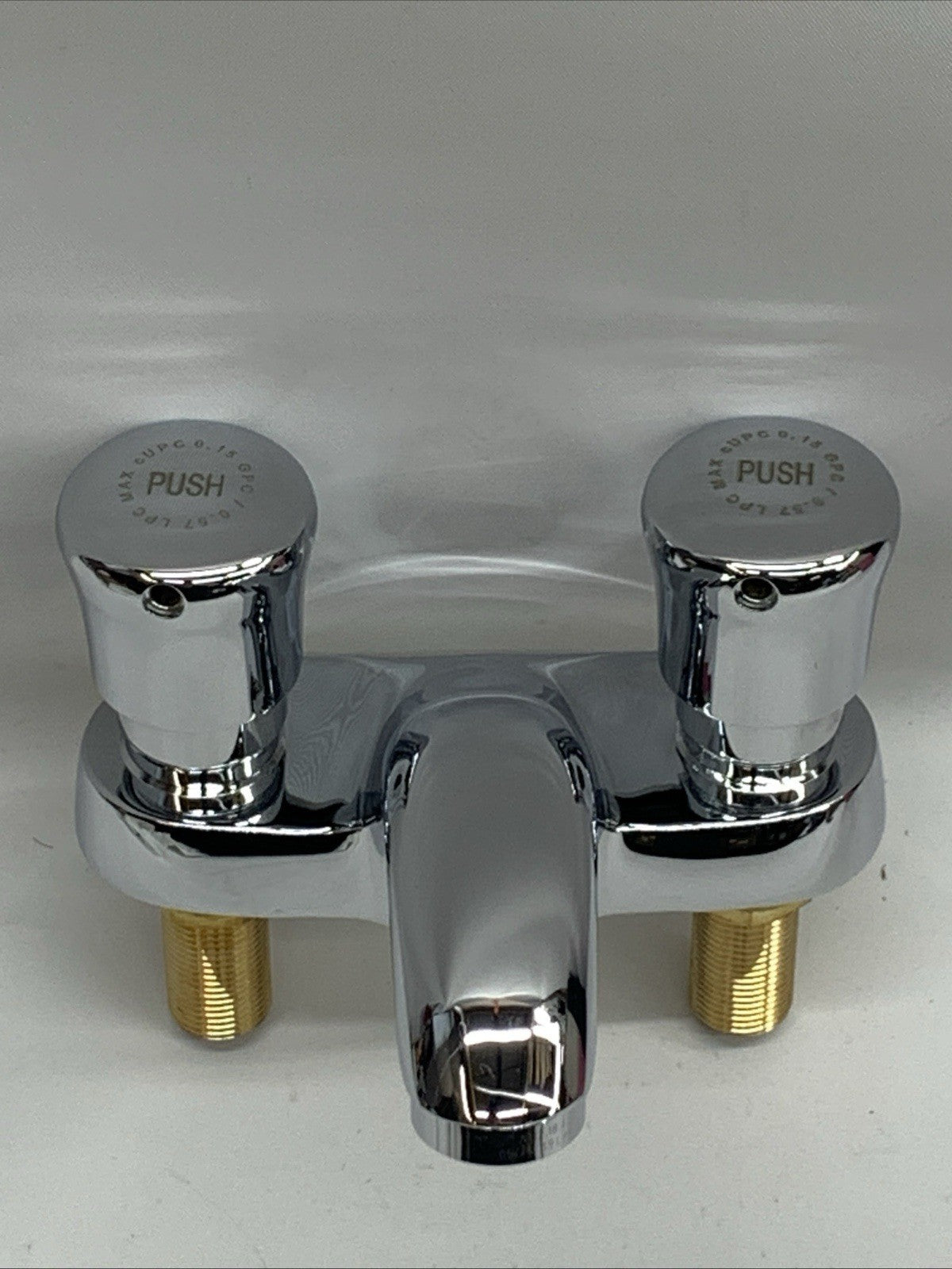 American Standard 1340227.002 Metering Centerset 0.5 GPM 2-Handle Faucet, Chrome