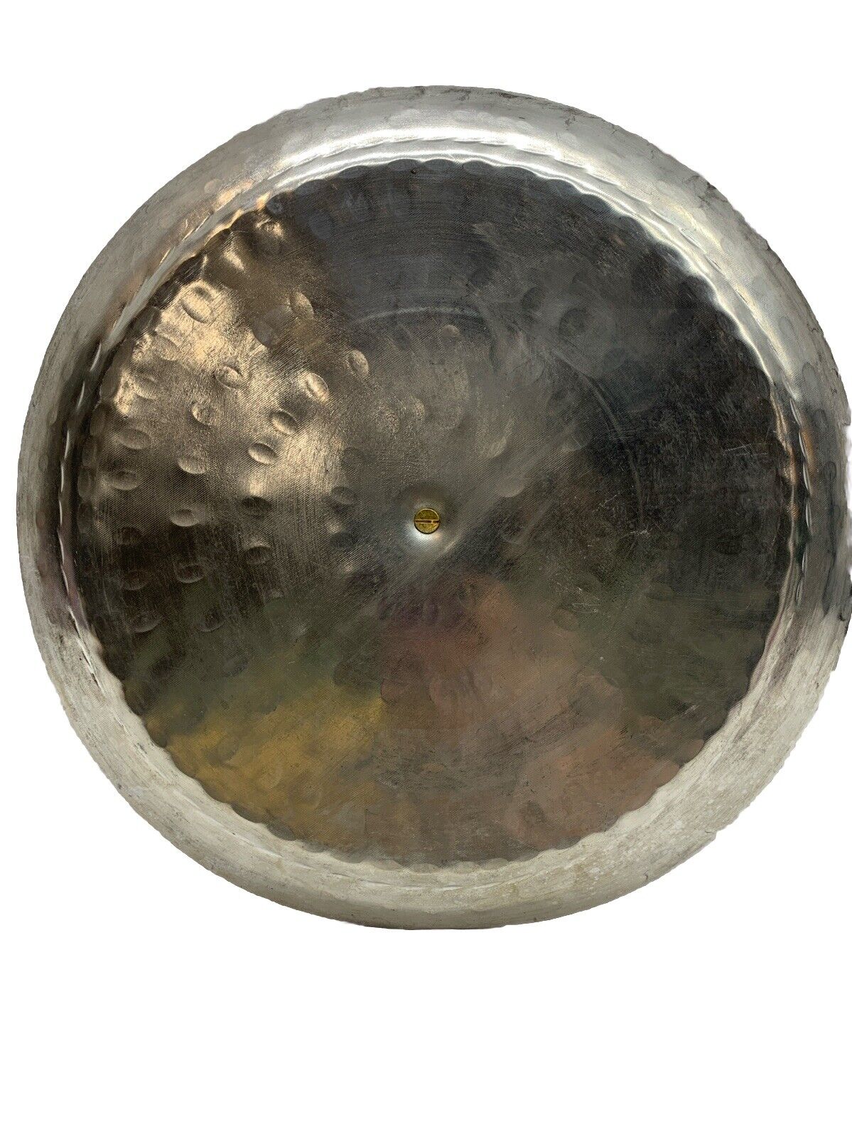 Brass Wok With a Lid, 12-in Kadhai, Nonstick Wok Pan with a Tin Coating 3.2qt