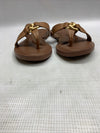 Aerosoles GAIA Tan Leather 293 Sandal Size 6.5M Open Toe Crisscross Strap Slipon