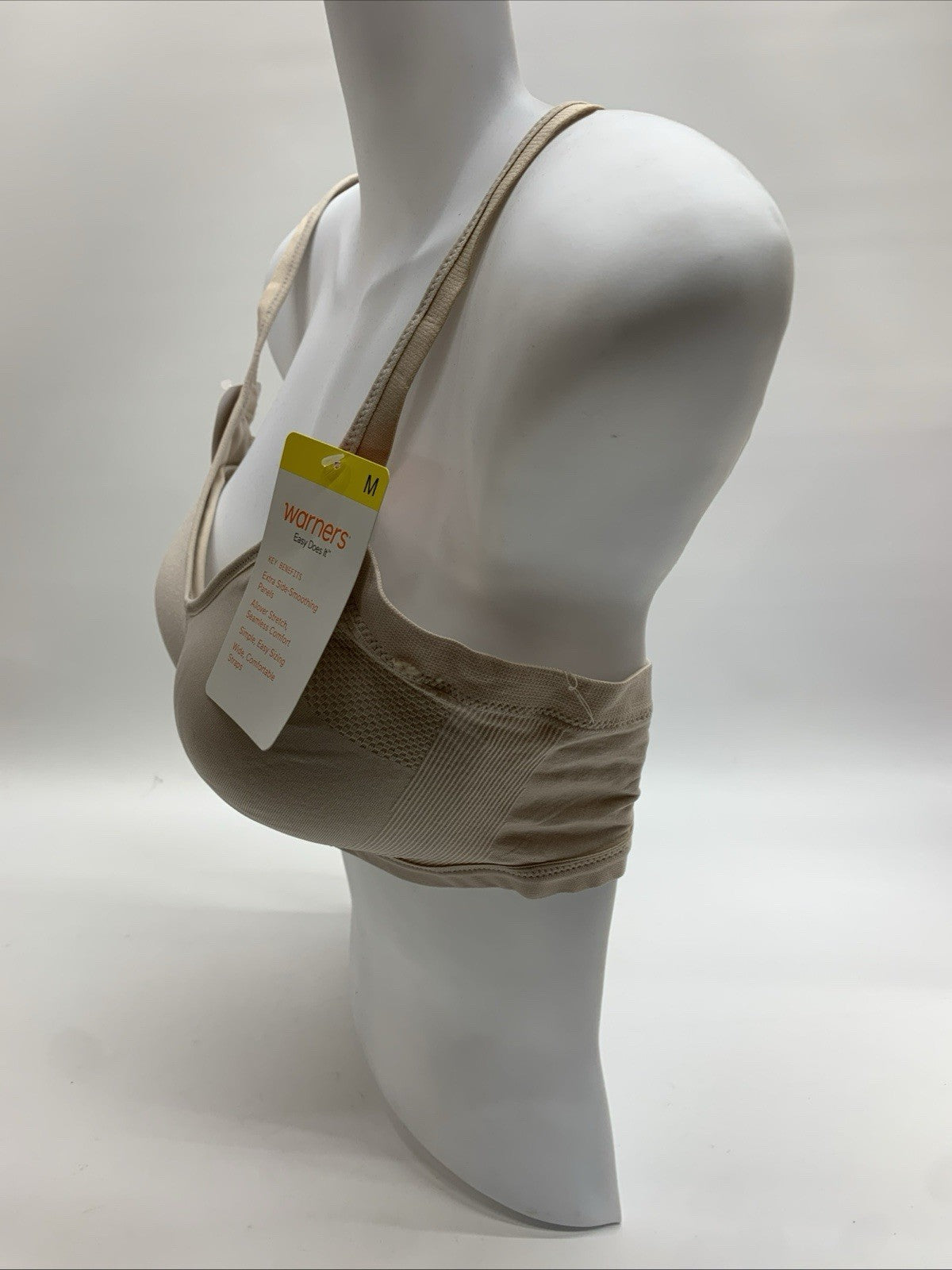 Warner's Womens Easy Does It Comfort RM3911A Bra Butterscotch Medium Wireless