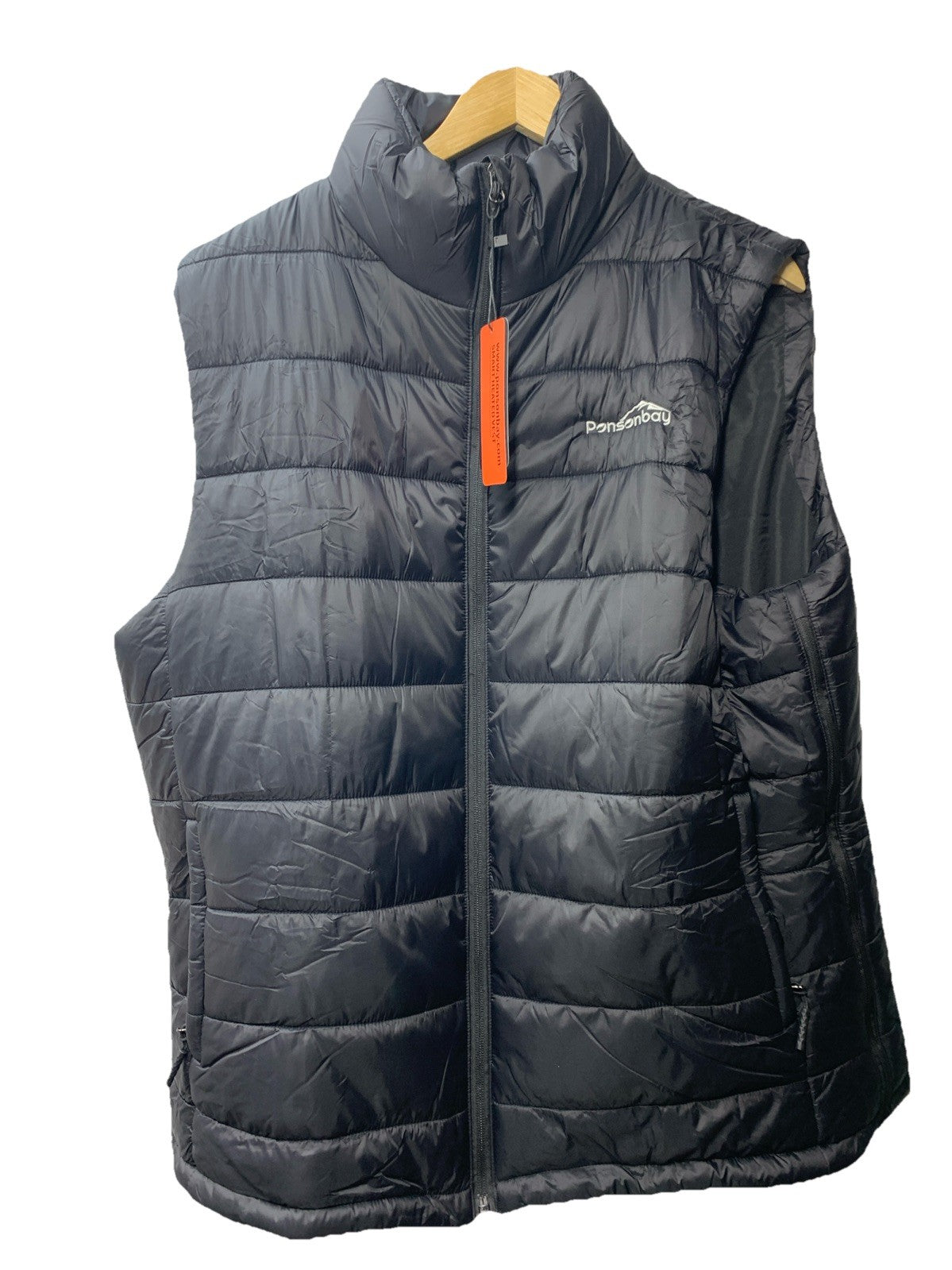 Heated Vest Sleeveless for Men Women with Battery Pack Included Size 2XL Black