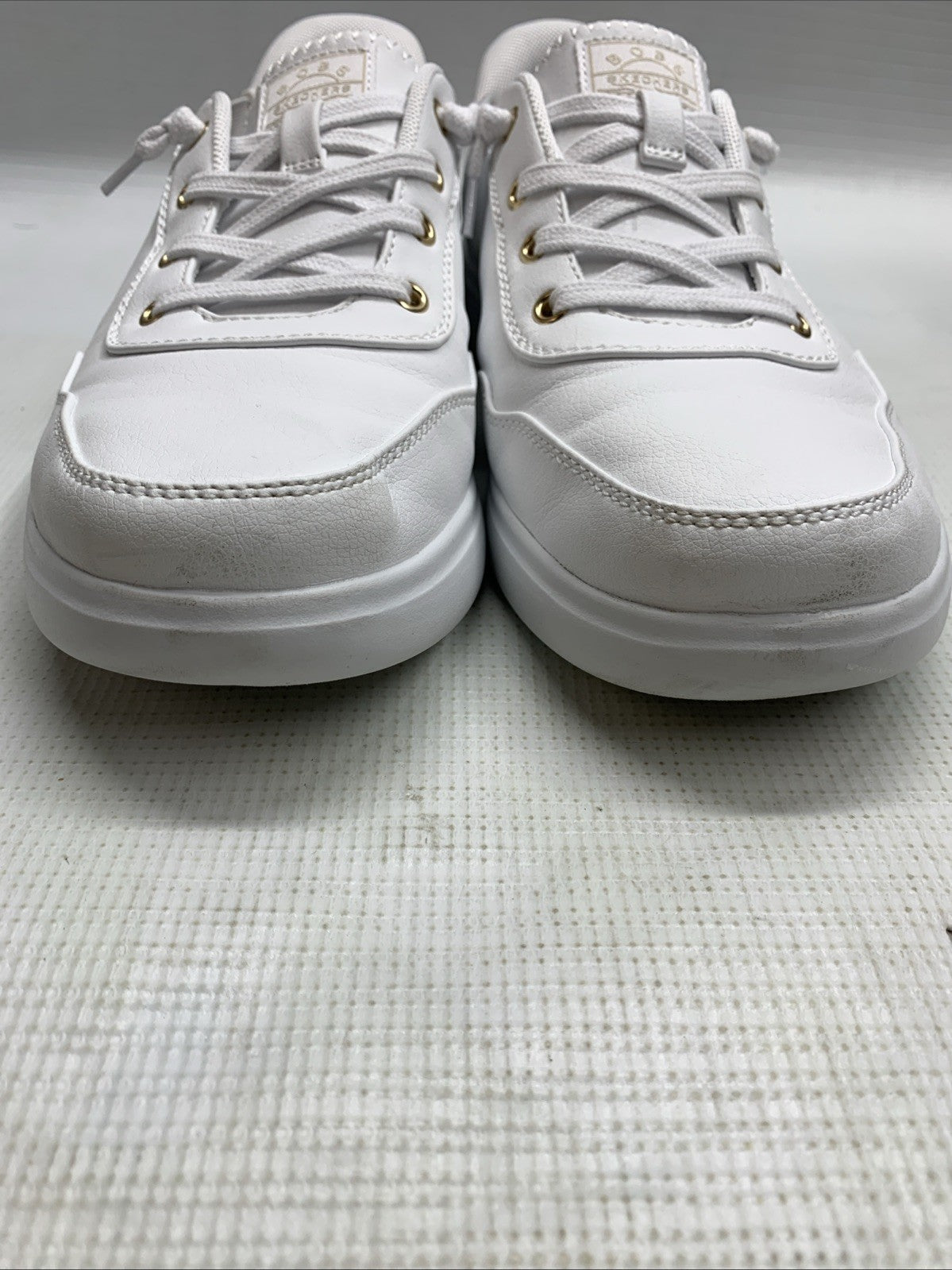 Bobs from Skechers 114456 Memory Foam Casual Slip On Sneaker Choose 8.5 White