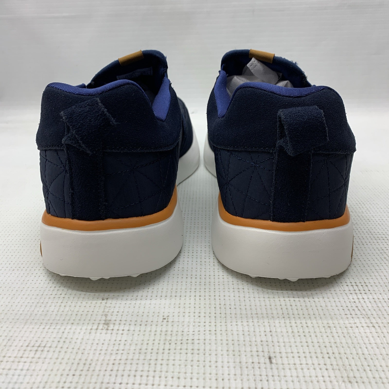 OrthoComfoot Men's Orthopedic Slip On Loafers Walking Shoes with Arch Navy 11