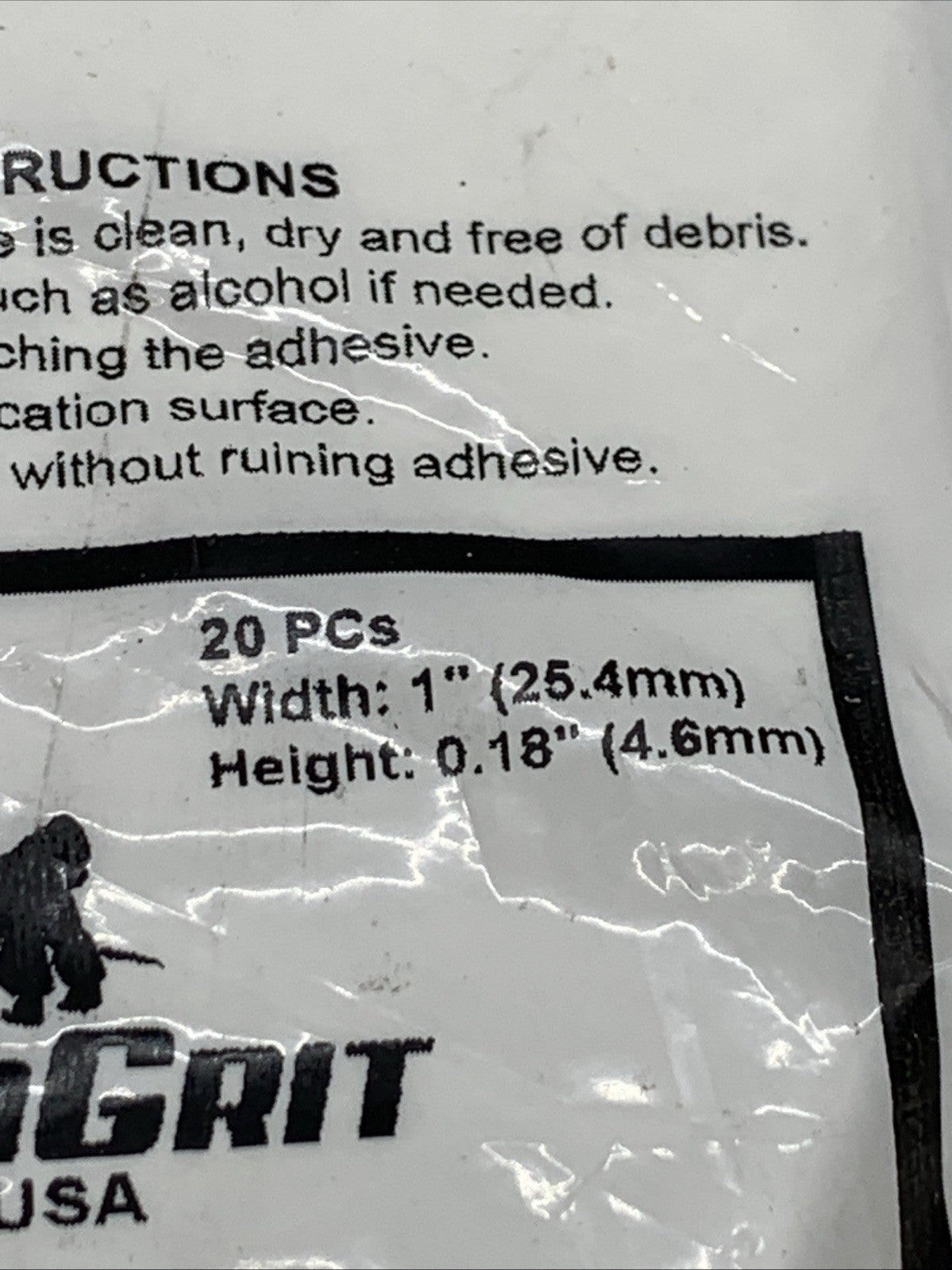 Clear Rubber Bumpers Rubber Feet for Cutting Boards Glass Table 20pcs - Lot Of 3