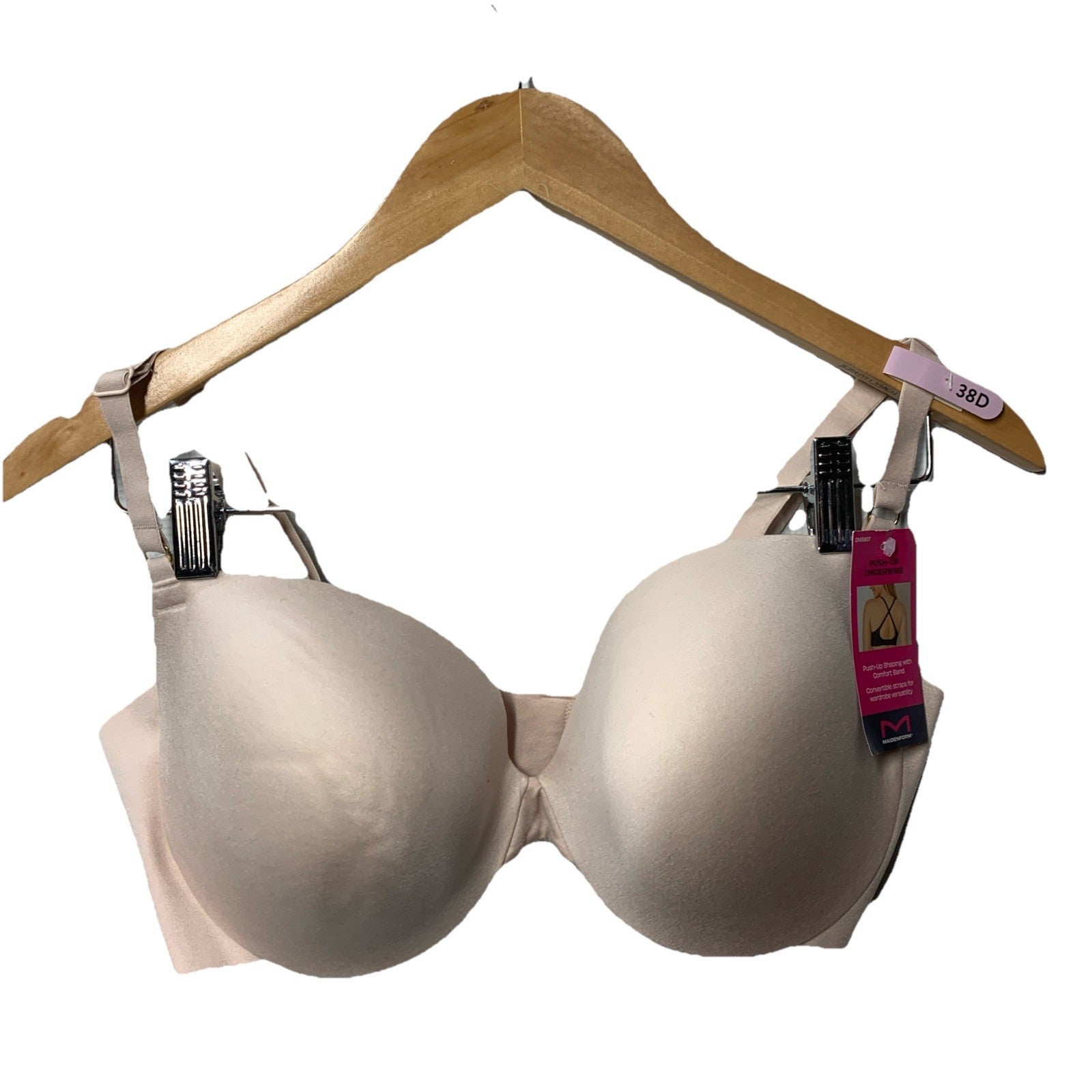 Maidenform DM9907 Women's Push-up Bra Comfortable Underwire Bras Smoothing 38D