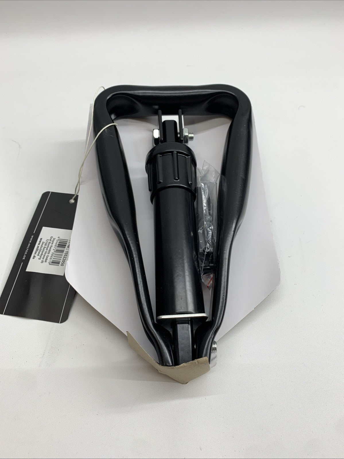 Mil-Tec US 2.5mm Trifold Shovel with Pouch Gardening Outdoor Spade Folding Black