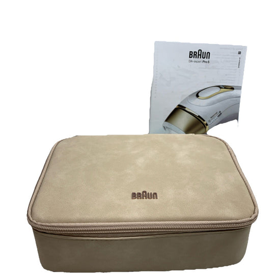 Braun Silk-expert Pro 5 IPL Hair Removal System PL5137 for Women/Men Gold/White