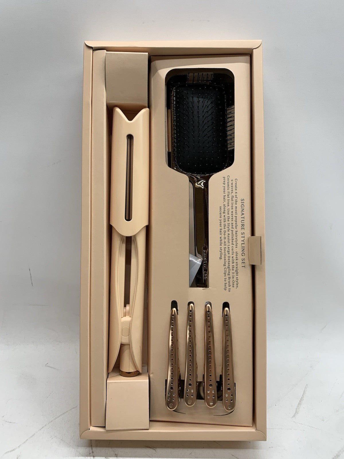 Kristin Ess Hair Signature Styling Set 3-in-1 Ceramic Flat Iron 4 Heat Settings