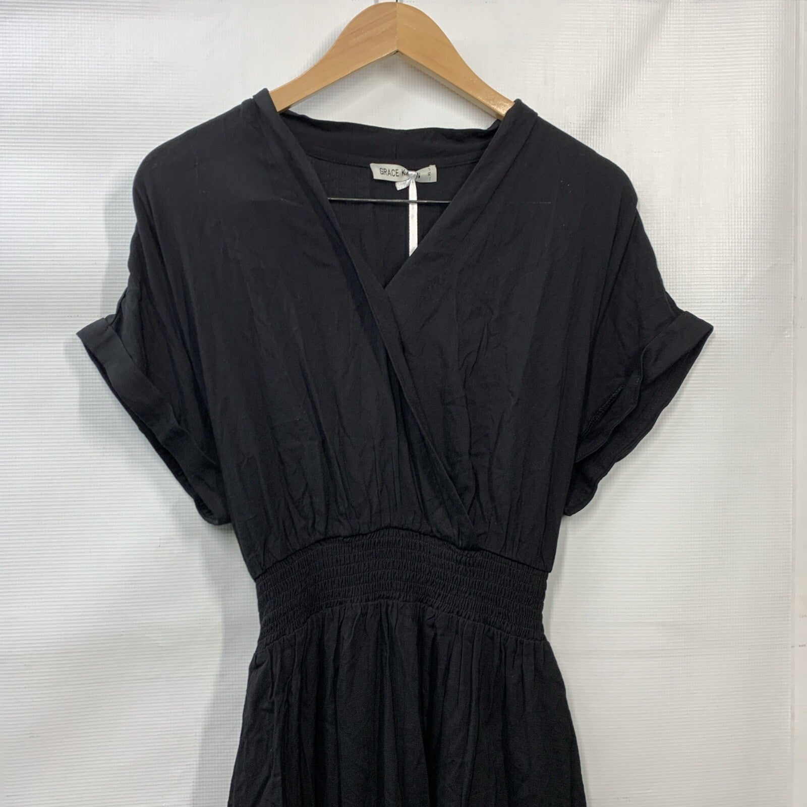 GRACE KARIN Casual Dresses for Women Summer Smocked High Waist With Pockets XL