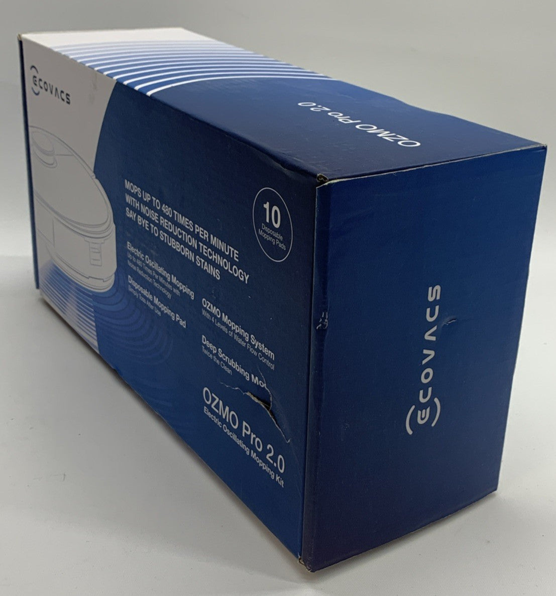 Ecovacs Ozmo Pro 2.0 Electric Oscillating Mopping System Kit Deep Scrubbing Mode