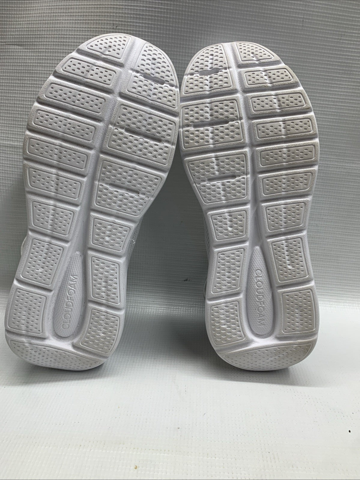 Adidas Cloudfoam Comfy Elastic Lace Ortholite Lace-up White IH3609 Men's Size 9