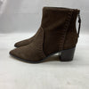 Sanctuary Women's Refine Ankle Boots Brown 552301 Size 7M Pull-on Block Heel