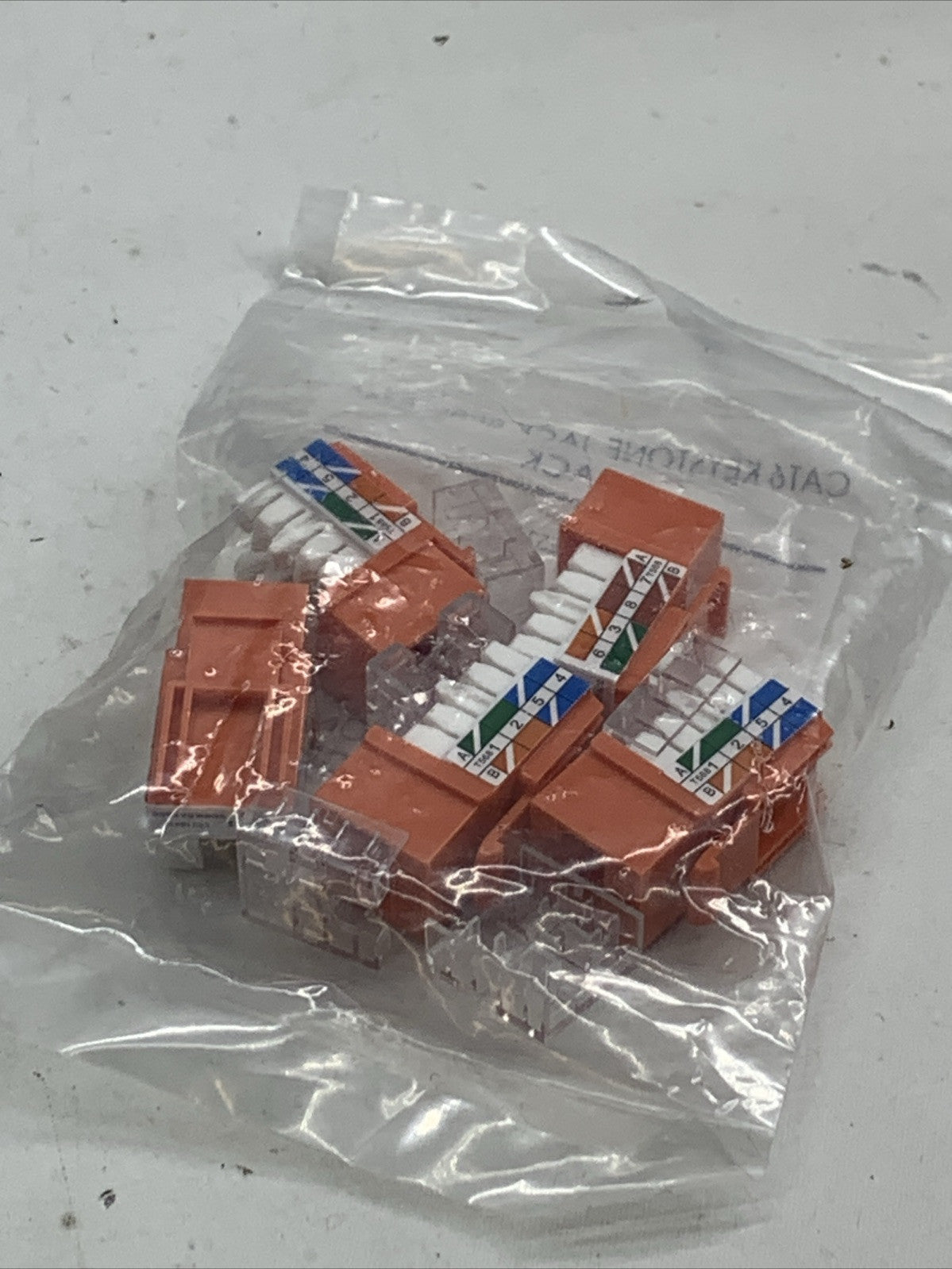 90° Angled Speed Termination Tool w 15-Pack of 90° Angled CAT6/5e Keystone Jacks