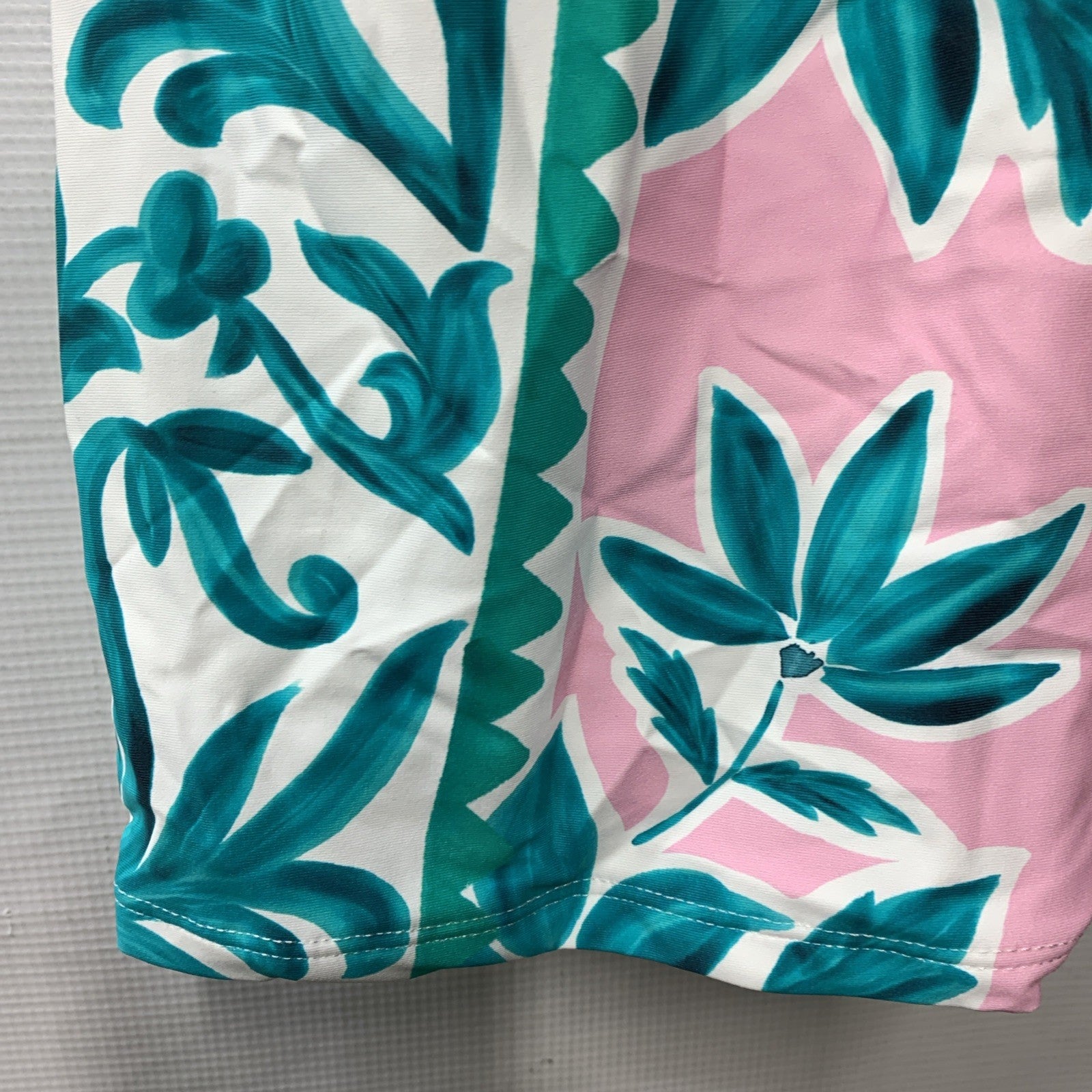 La Blanca Women's Over The Shoulder Tankini Swimsuit Top LB5SS87-MLT Size 16