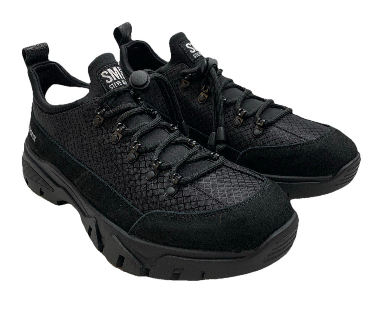 Steve Madden Chasley ORTHOLITE Black Men's Walk Shoes Sneakers Lace-Up Size 9.5