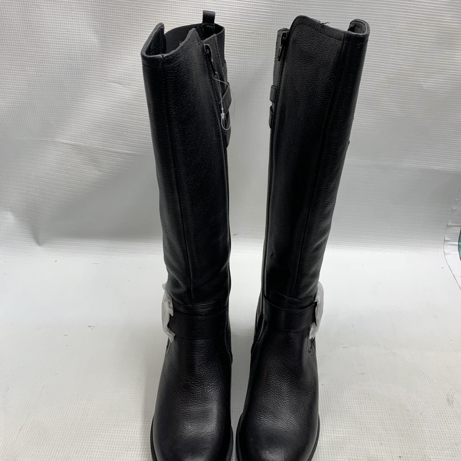 Naturalizer Jessie Women Shoes Wide Calf Riding Boot Black Size 7.5M F8467L1002