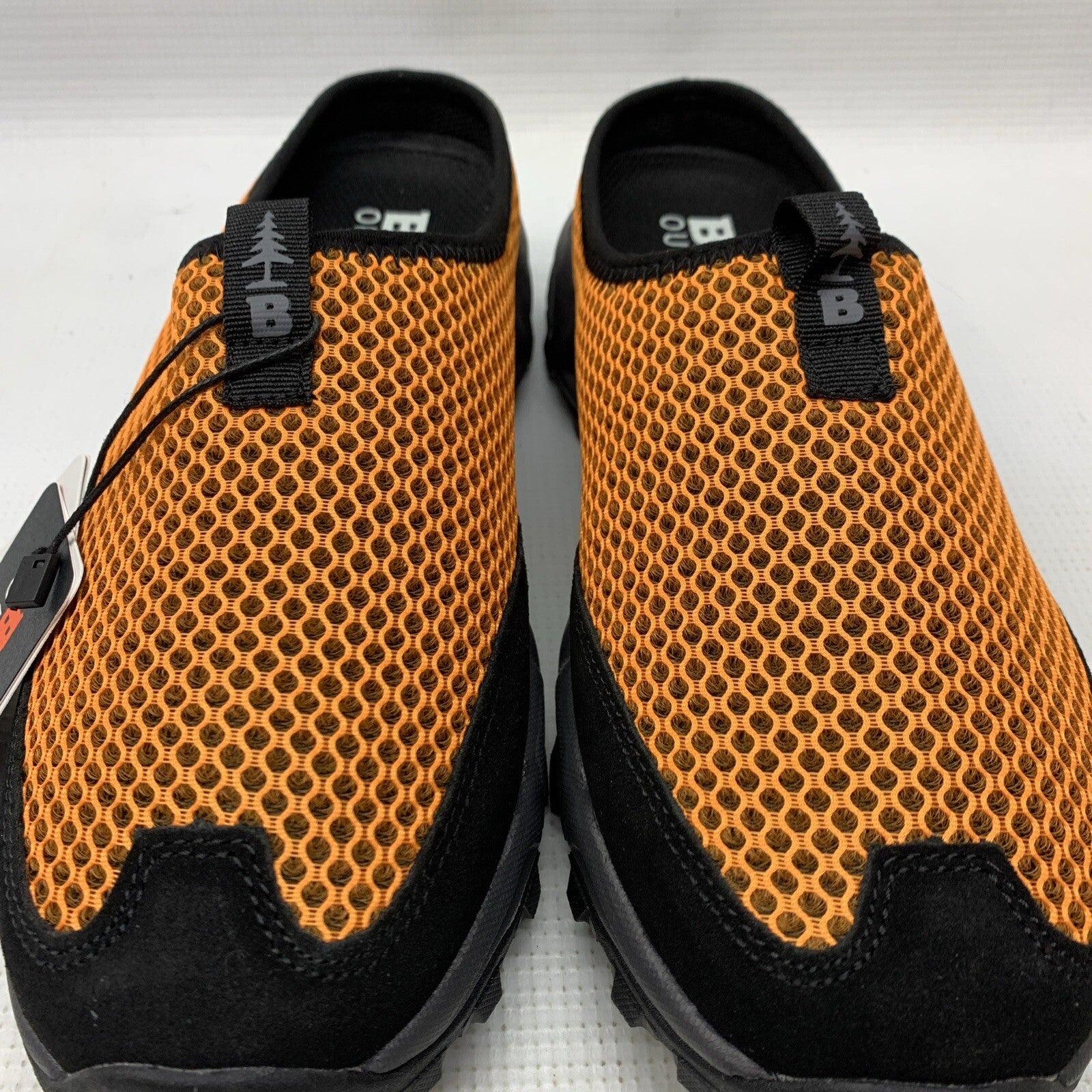 BASS OUTDOOR Women's Aqua Mesh Slide Hiking Shoe Size 7 Flame Orange Slip-on