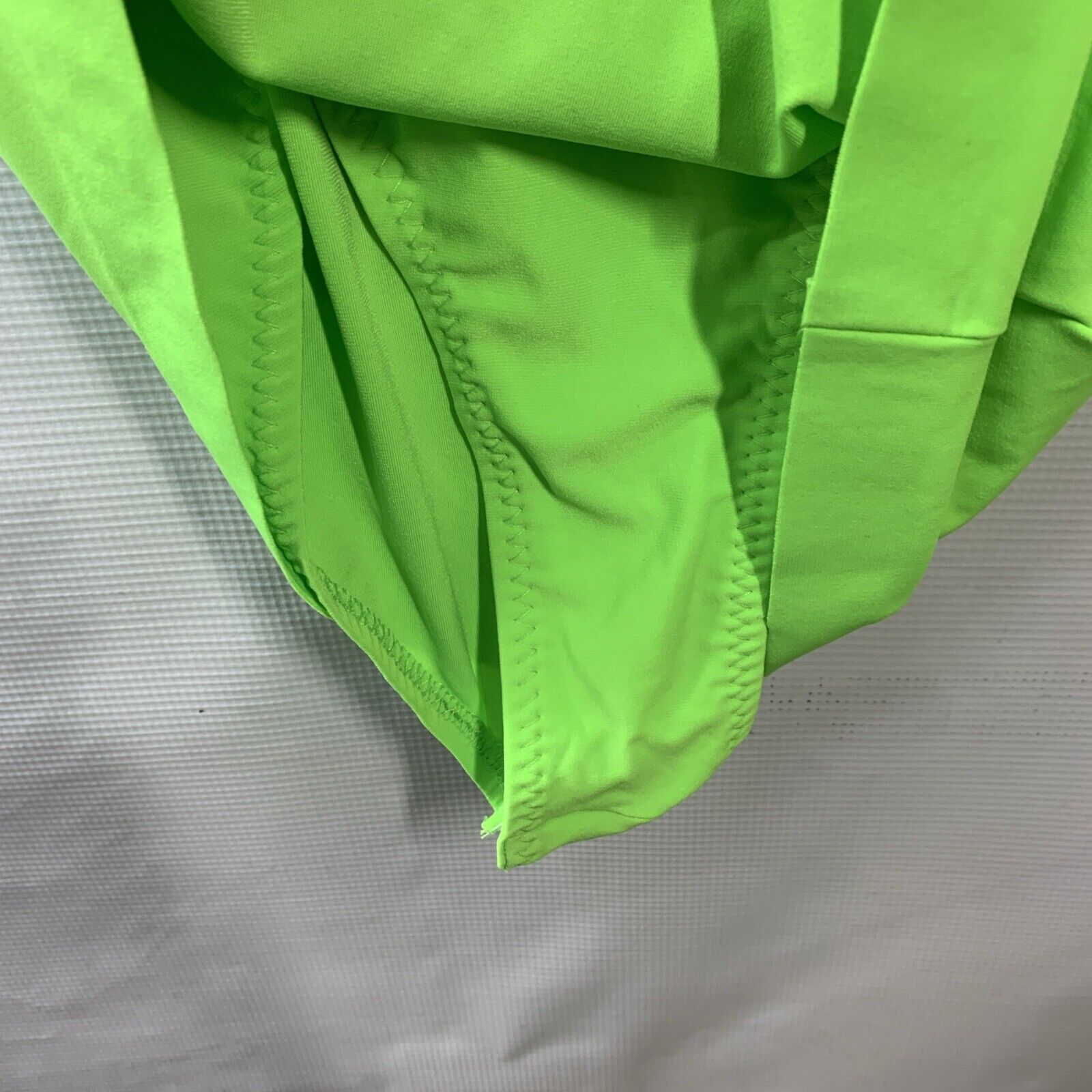 Norma Kamali Women's Sleeveless Pickleball Mini Dress Neon Green Size XS/3-4