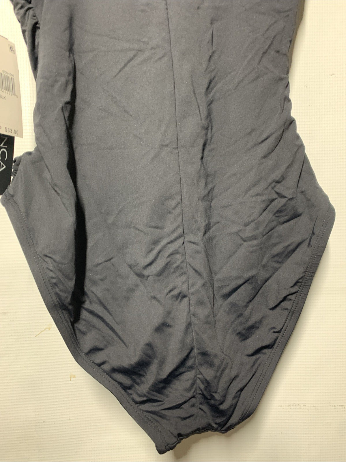 La Blanca Women's One Piece Swimsuit Island Goddess Shirred Side Bathing Size 8