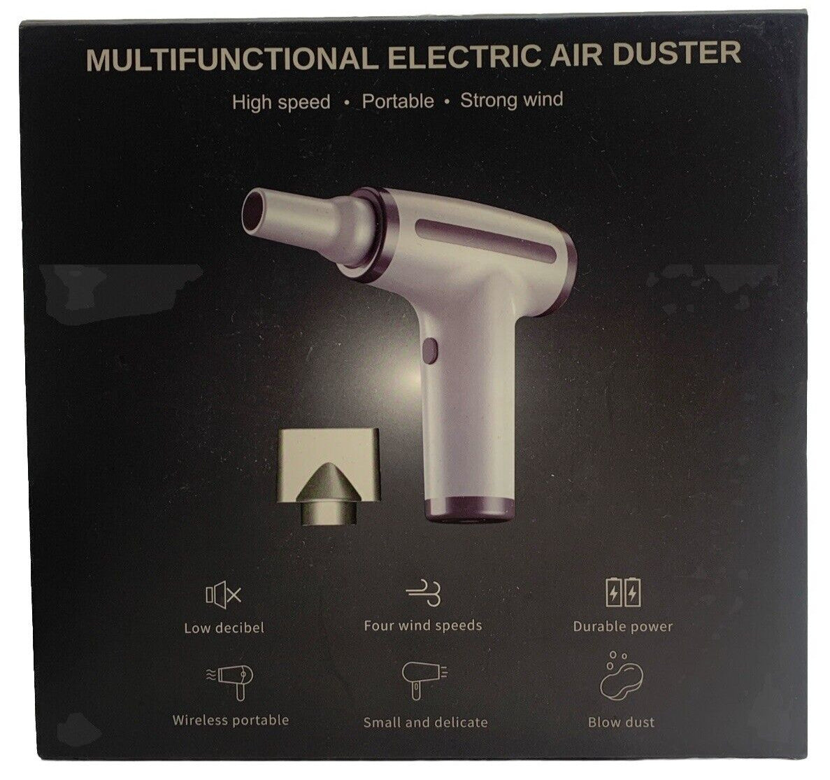 Multi Functional Electric Air Duster High Speed Portable Wireless Strong Wind
