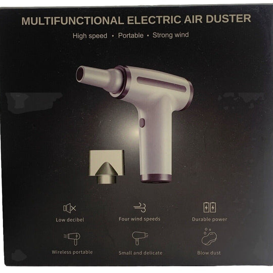 Multi Functional Electric Air Duster High Speed Portable Wireless Strong Wind