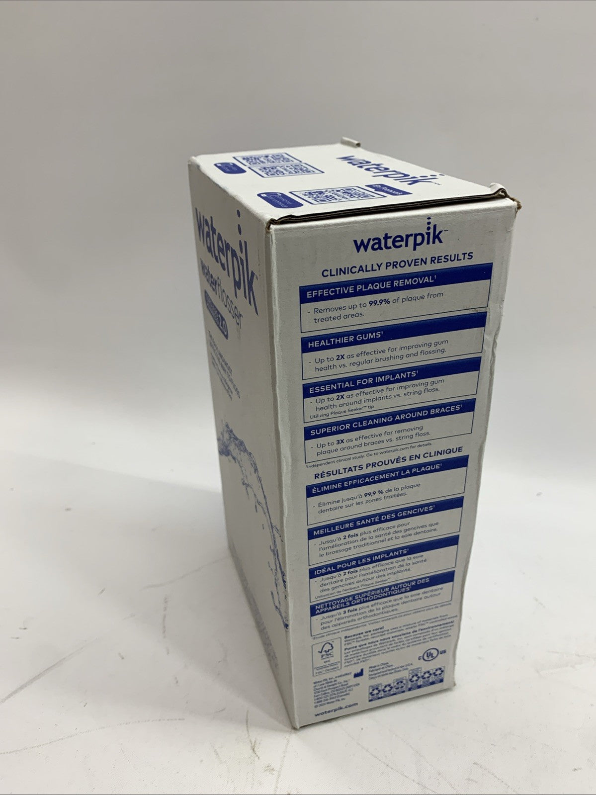 Waterpik Cordless Advanced 2.0 Water Flosser Blue for Healthy Gum & Whiter Teeth