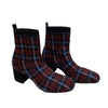 Kenneth Cole Reaction Women RIDA Stretch Jewel Bootie Red Plaid RL22RSJ11 Sz 7M