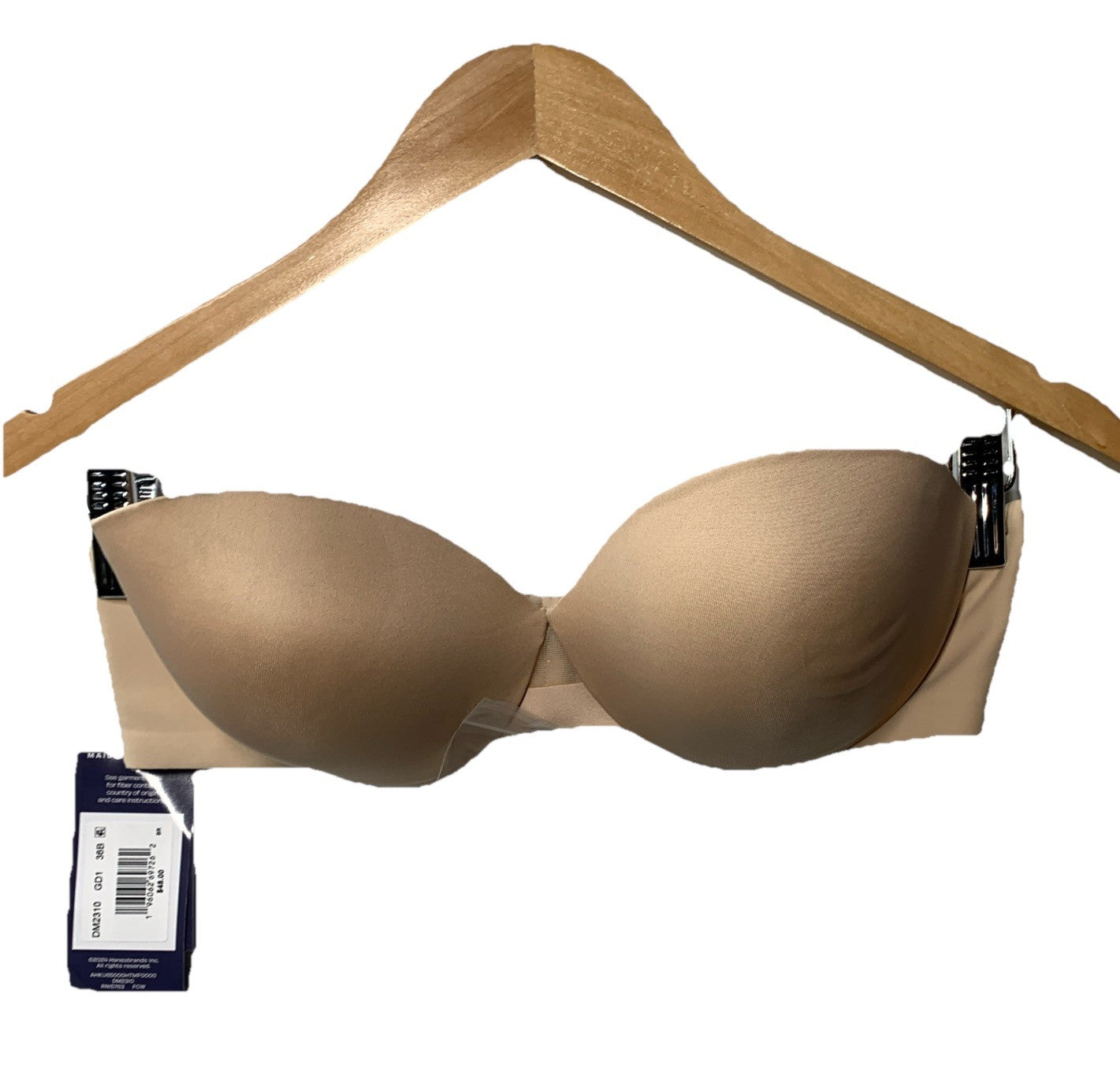 Maidenform DreamWire DM2310 Full Coverage Strapless T-shirt Bra Underwire 36B