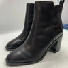 ALDO Womens Hay Ankle Boot Black Size 10 B HAY-001 001-043 Block Heel Almond Toe