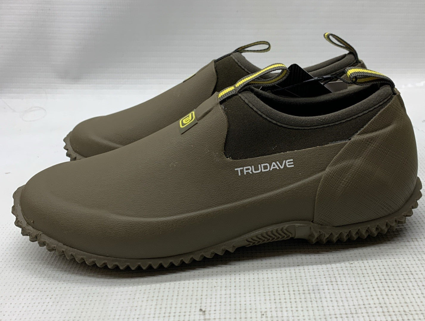 Waterproof Garden Shoes Men's Rain Boots Women's Slip-On Footwear Rubber Olive