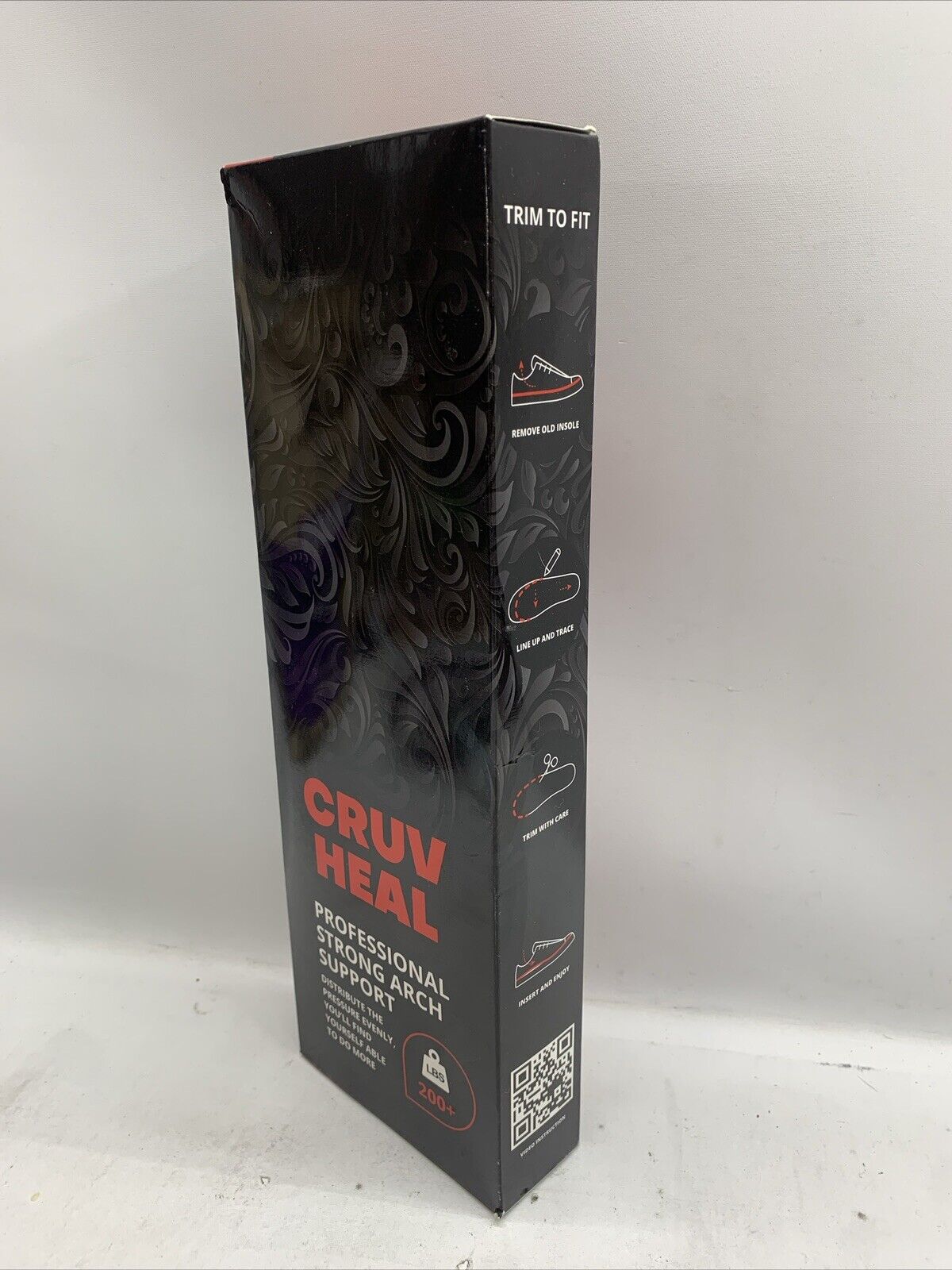 Cruv Heal Prof Strong Arch Support Insoles Men Women (M 9-10.5, W 10-11.5) NEW