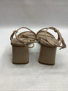 Marc Fisher Women's Meggiane Heeled Sandal Size 8M Lite Latte 110 Buckle Closure