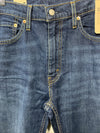 Jeans Men's 34X32 Regular Fit Nail Loop Knot Dark Indigo Wash Denim Long Pants