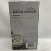 Diplomat Double Metallic Silver / Black Watch Winder with Built In IC Timer