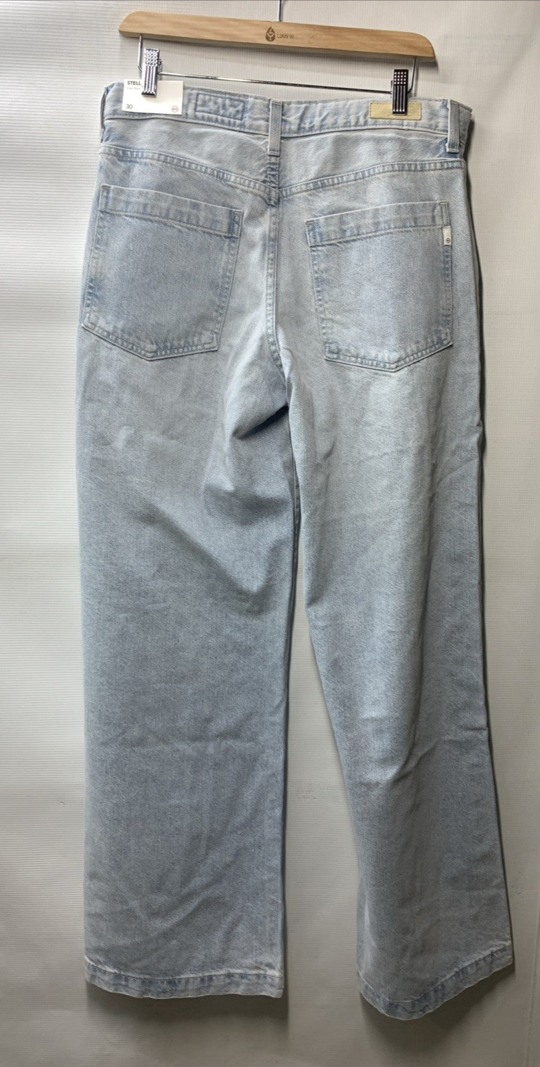 AG Adriano Goldschmied Women's Mercer High Rise Cuffed Barrel Jean Size 30 Pants