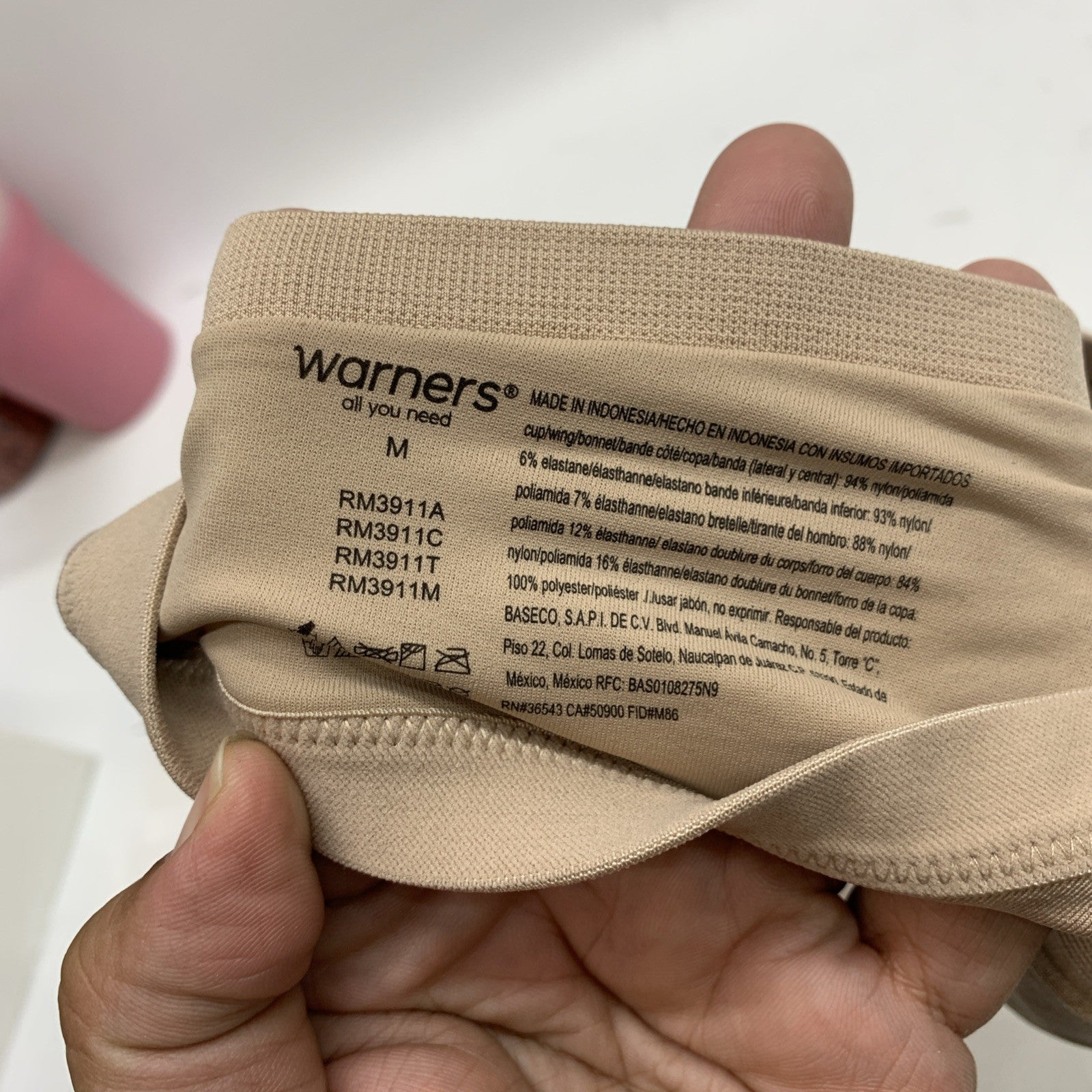 Warner's Women's Easy Does It Underarm-smoothing Comfort Bra Almond Size Medium