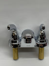 Delta B2510LF Centerset Bathroom Faucet Chrome 2-Handle Bathroom Sink Faucet
