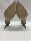 Jessica Simpson Women's Souli Sling Back Lux Metal Snake Heel Size 7 Chrome