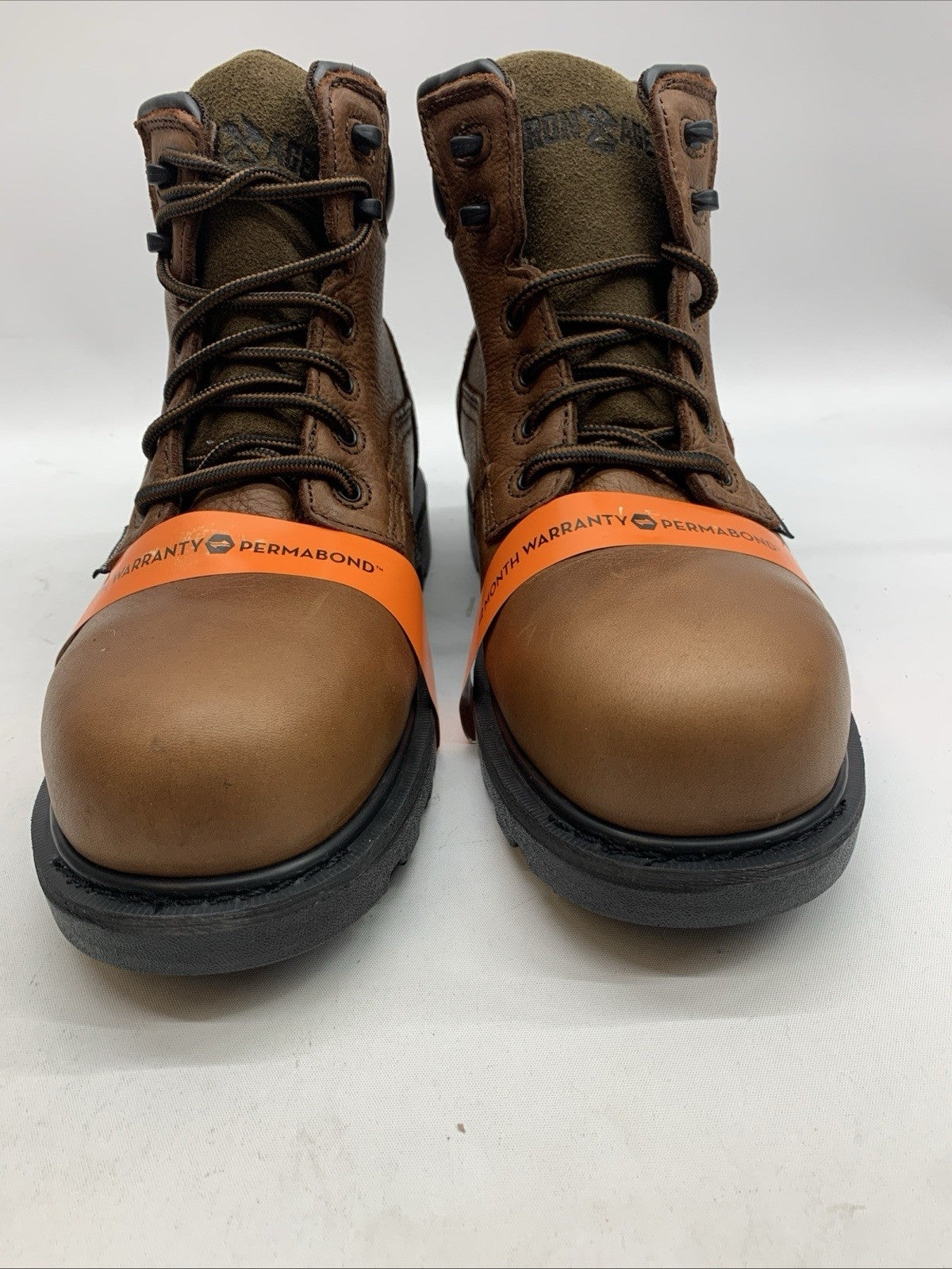 Iron Age Hauler 6” Plain Toe Waterproof Work Boot Size 8.5 Brown IA0160 Lace-up