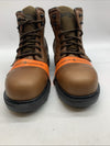 Iron Age Hauler 6” Plain Toe Waterproof Work Boot Size 8.5 Brown IA0160 Lace-up