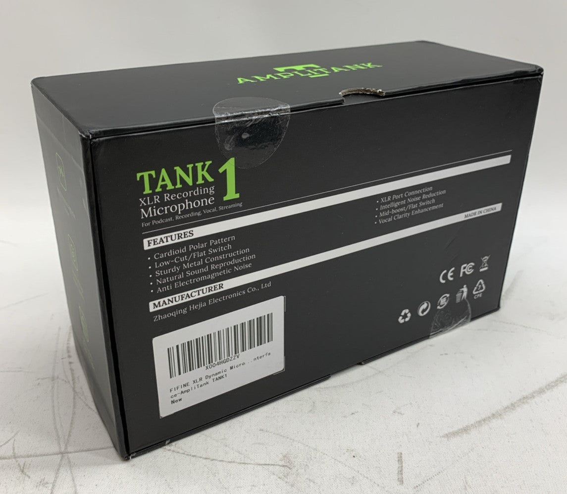 FIFINE Amplitank XLR Tank1 Microphone for Recording Podcast, Vocal, Streaming